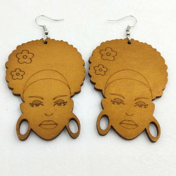 Fashion Jewelry Jewelry - 💥BOGO SALE💥Lg. Wooden Fashion Statement Earrings